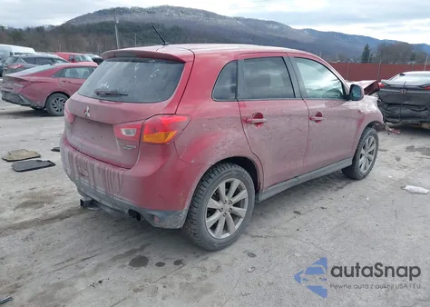 2014 Mitsubishi Outlander Sport Es from USA, damaged, VIN 4A4AR3AUXEE005996